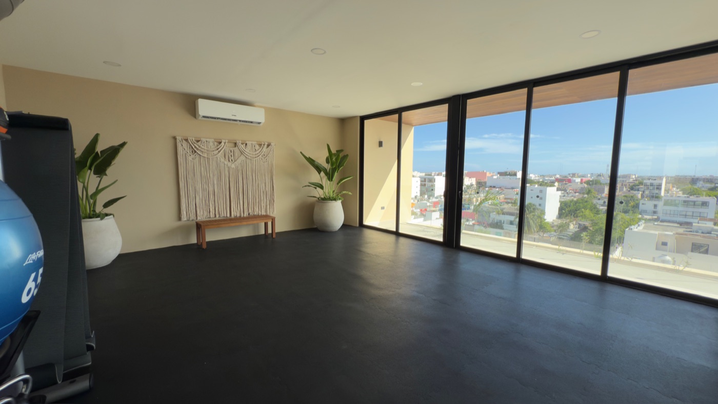 Yoga Studio vista ciudad